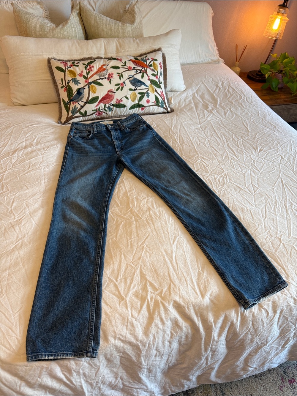 Mother Denim High Waisted Rider Skimp - size 28 - wash “Cowboys Don’t Cry”